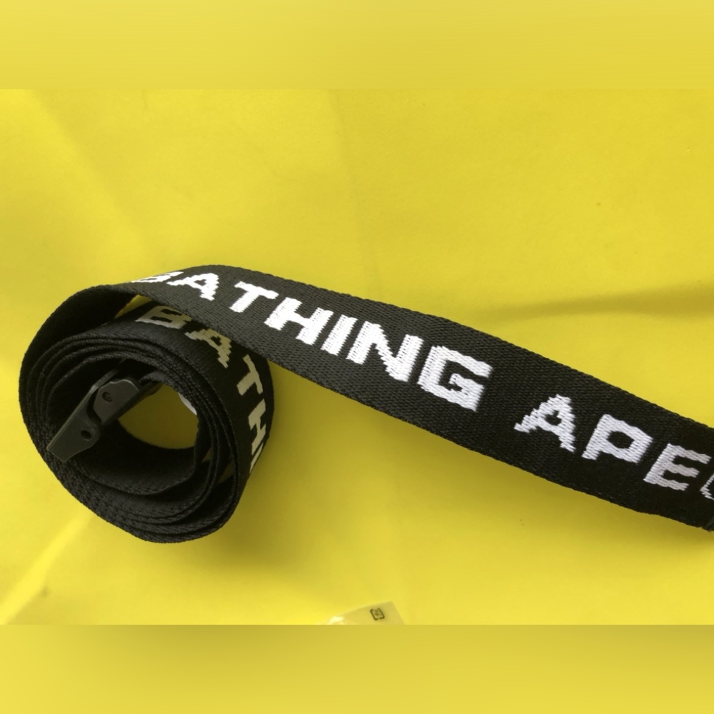 BAPE Logo GI Belt Navy